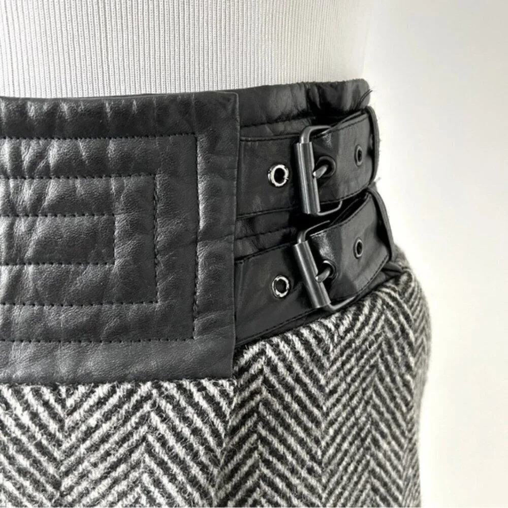 Vintage Wayne Clark Virgin Wool Wrap Skirt - Picture 3 of 10